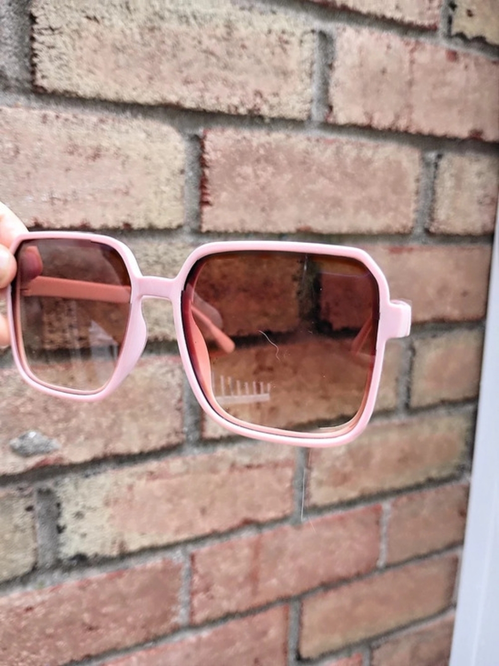 Pink Oversized Sunglasses Like New